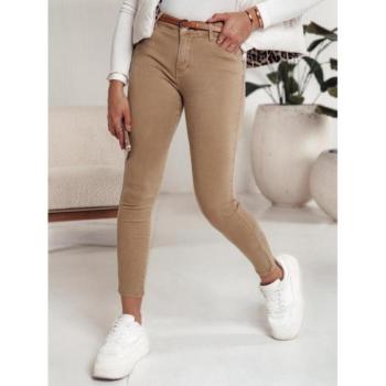 Farmer nadrágok - Bézs színű női klasszikus farmer UY2197 kép