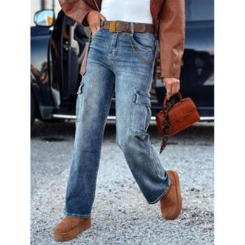 Farmer nadrágok - Női kék cargo farmer UY2250 kép