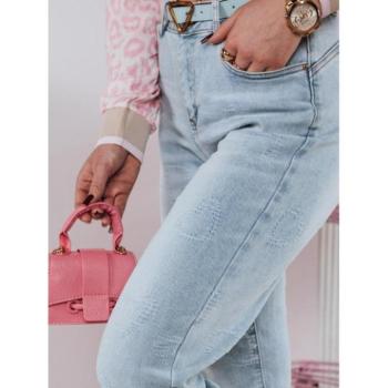 Farmer nadrágok - Női mom fit farmer szívecskékkel UY2360 kép