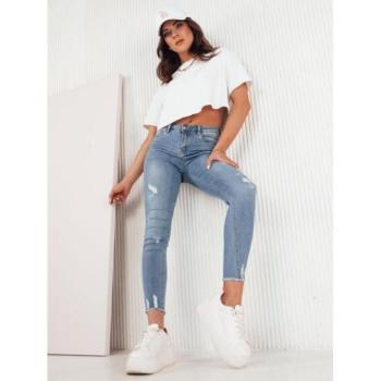 Farmer nadrágok - Női világoskék farmernadrág átfestéssel UY1980 kép