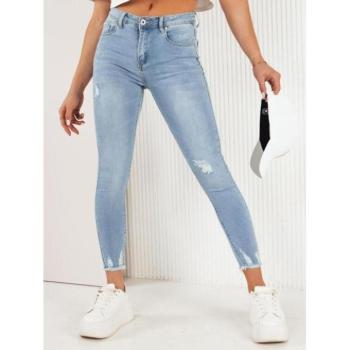 Farmer nadrágok - Világoskék női farmer kopott mintával UY1982 kép