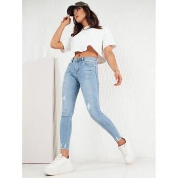 Farmer nadrágok - Világoskék női farmer kopott mintával UY1984 kép