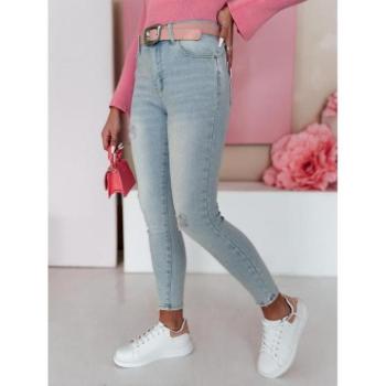 Farmer nadrágok - Világoskék női magas derekú farmer UY2423 kép