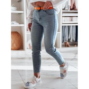 Farmer nadrágok - Világoskék női magas derekú farmer UY2450 kép