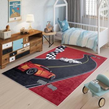 Gyerekszoba szőnyegek - Versenypálya motívumú, gyerekszőnyeg kép
