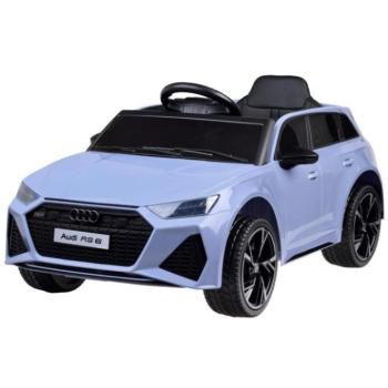 Gyermek elektromos autók - Kék elektromos gyerekautó AUDI RS 6 kép