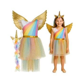 Gyermek kosztümök - Gyerek unikornis jelmez - 130-140 cm kép