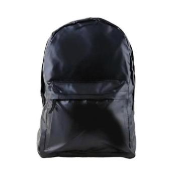 Hátizsákok és zsákok - Fekete iskolai hátizsák zsebbel kép