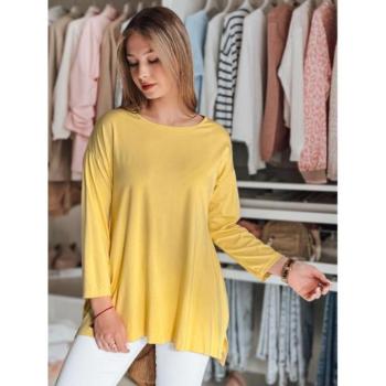 Hosszú ujjú blúzok - Sárga bő női blúz RY2791 kép