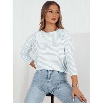 Hosszú ujjú - Csíkos női póló kék-fehér színben kép