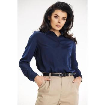 Hosszú ujjú ingek - Elegáns fehér női ing kép