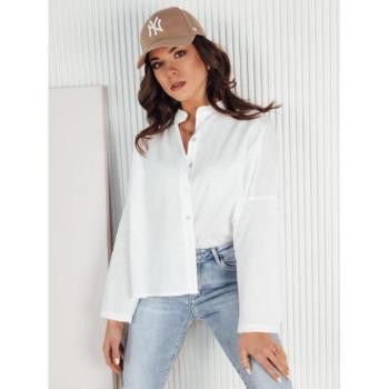 Hosszú ujjú ingek - Fehér bő női ing kép