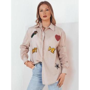 Hosszú ujjú ingek - Női barna ing kép