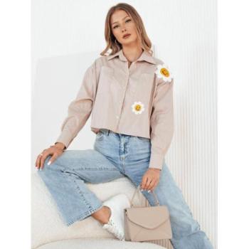 Hosszú ujjú ingek - Rövid világosbarna ing kép