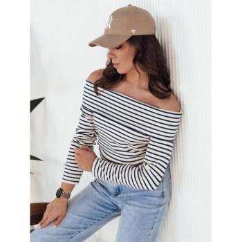 Hosszú ujjú - Női sötétkék váll nélküli felső kép