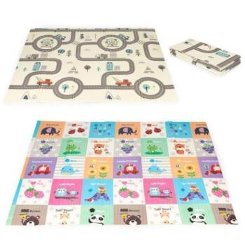 Játékszőnyegek - Kétoldalú, habszivacs szőnyeg, gyerekeknek kép