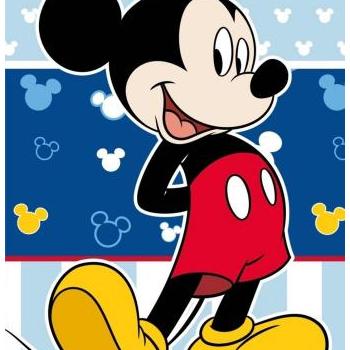 Jerry Fabrics Mickey blue 70×140 cm kép