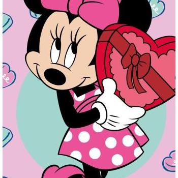 Jerry Fabrics Minnie pink 70×140 cm kép