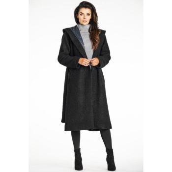 Kabátok és trenchek - Khaki színű női kabát övvel kép