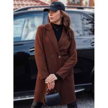 Kabátok és trenchek - Női kétsoros csokoládé színű kabát NY0705 kép