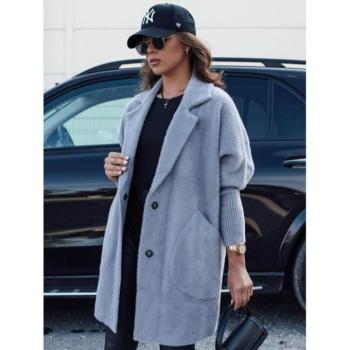 Kabátok és trenchek - Női sötétszürke alpaka kabát NY0673 kép