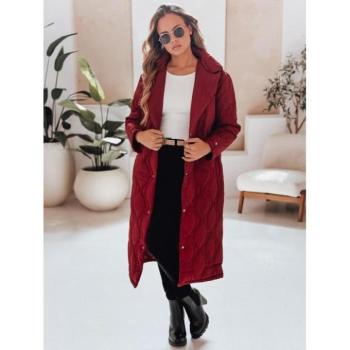 Kabátok és trenchek - Női steppelt bordó kabát TY4940 kép