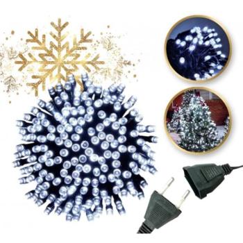 Karácsonyi dekoráció - Fehér LED fények, fára való - 70 m kép