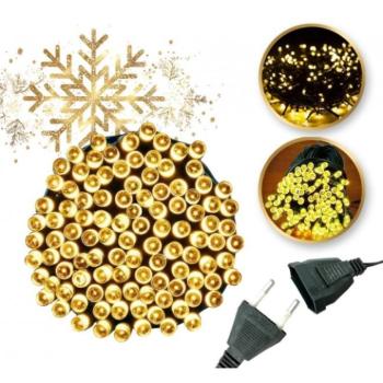 Karácsonyi dekoráció - Karácsonyi, meleg LED fények - 38 m kép