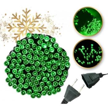 Karácsonyi dekoráció - Karácsonyi, zöld LED fények - 8 m kép