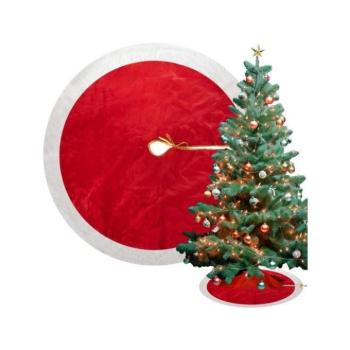 Karácsonyi dekoráció - Kerek karácsonyfa szőnyeg - 90 cm kép