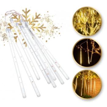 Karácsonyi dekoráció - Kültéri karácsonyi fények - hó hullás kép