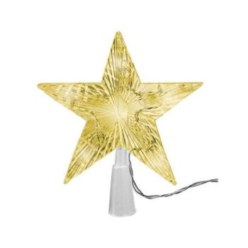 Karácsonyi dekoráció - LED csillag karácsonyfára kép