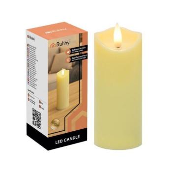 Karácsonyi dekoráció - LED gyertya 12,5x5 cm 1 db kép