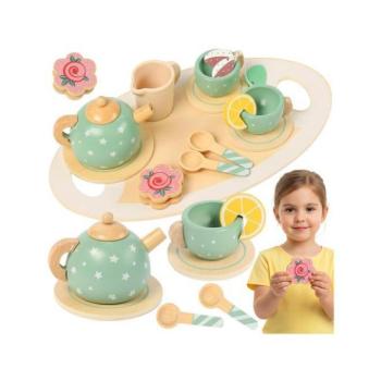 Konyhák - Gyermek zöld tea készlet kép