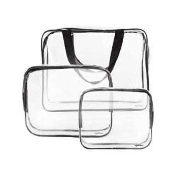 Kozmetikai táskák - Átlátszó 3 az 1-ben kozmetikai táska kép