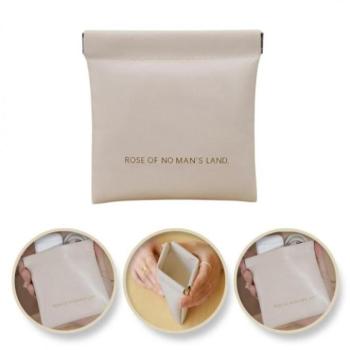 Kozmetikai táskák - Bőr krémtasak egészségügyi betétekhez kép