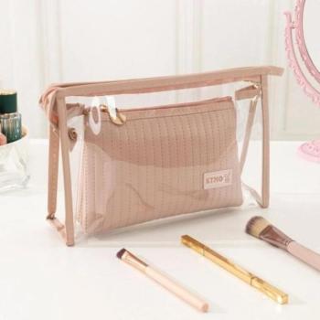 Kozmetikai táskák - Két rózsaszín kozmetikai táska szett kép