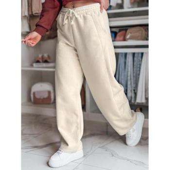 Melegítő nadrágok - Női bő bézs színű melegítőnadrág UY2689 kép