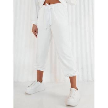 Melegítő nadrágok - Női laza fehér melegítőnadrág kép