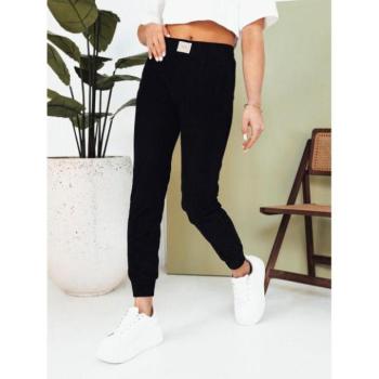 Melegítő nadrágok - Női sötétkék kordbársony melegítőnadrág kép