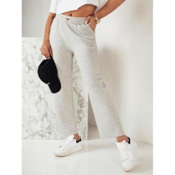 Melegítő nadrágok - Széles szárú női melegítőnadrág szürke színben kép