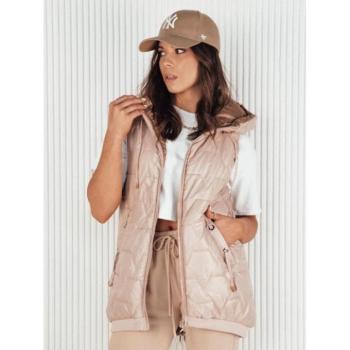 Mellények - Aszimmetrikus arany steppelt mellény kép