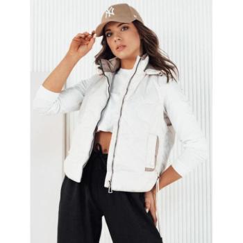 Mellények - Fehér steppelt női mellény kép