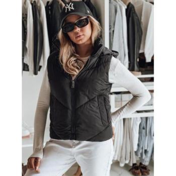 Mellények - Női fekete steppelt mellény TY4978 kép