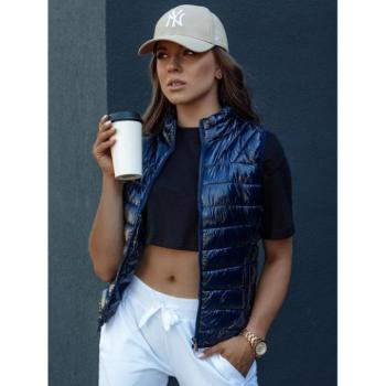 Mellények - Női rövid sötétkék mellény kép