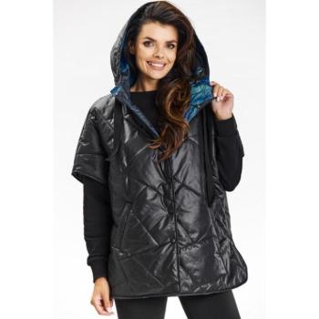 Mellények - Női sötétkék kimonó mellény kép