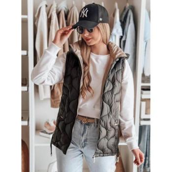 Mellények - Női steppelt mellény fekete színben TY4881 kép