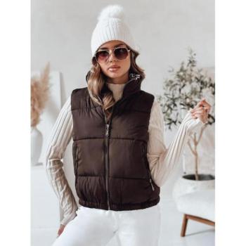 Mellények - Steppelt barna női mellény TY4970 kép