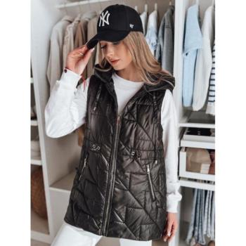 Mellények - Steppelt fekete női mellény TY4836 kép