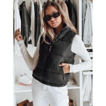 Mellények - Steppelt fekete női mellény TY4974 kép